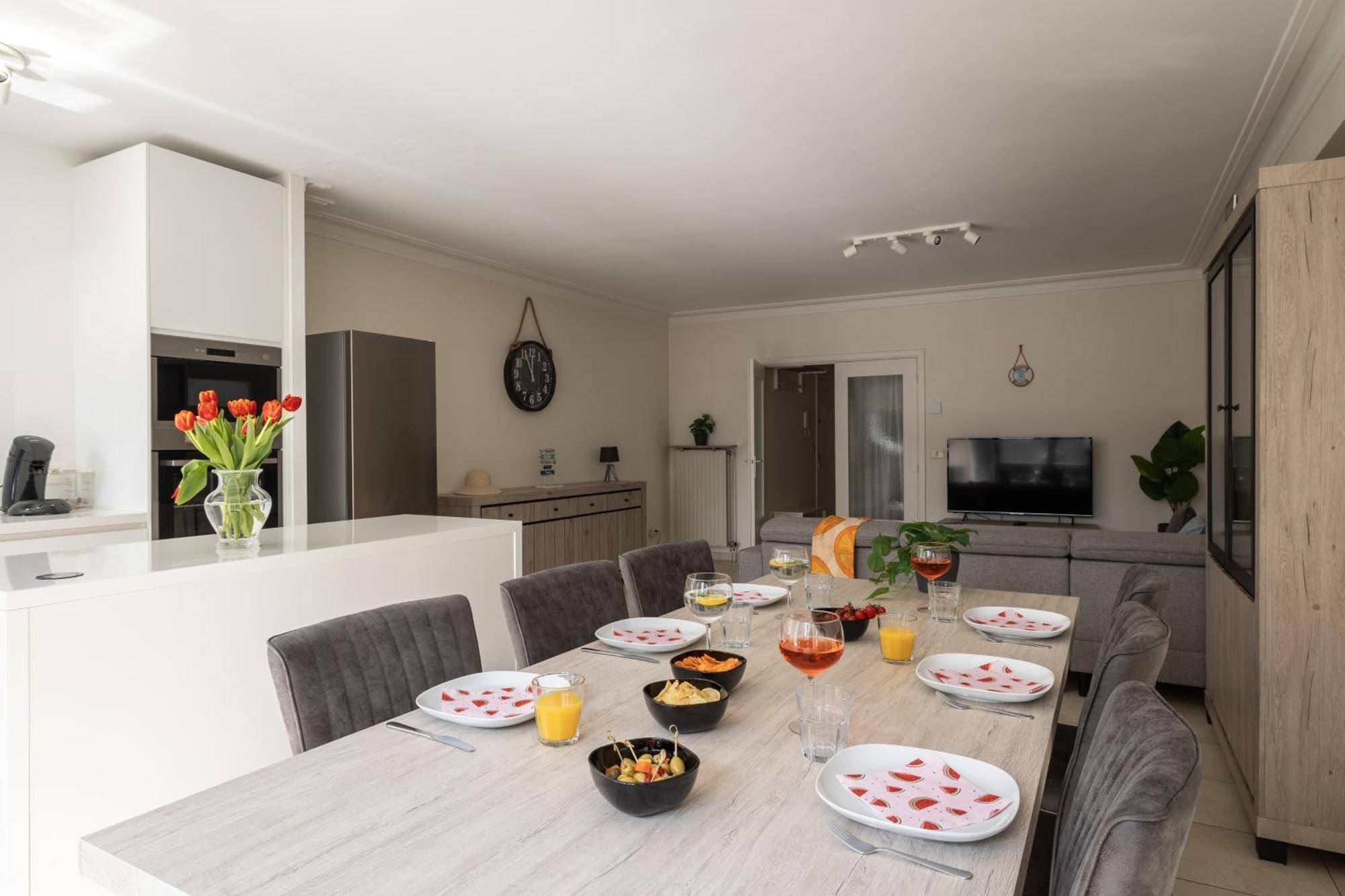 Weloveoostende - Newly Renovated Large Apartment 150M From The Beach - Including Bed Sheets And Final Clea-Ning Extérieur photo